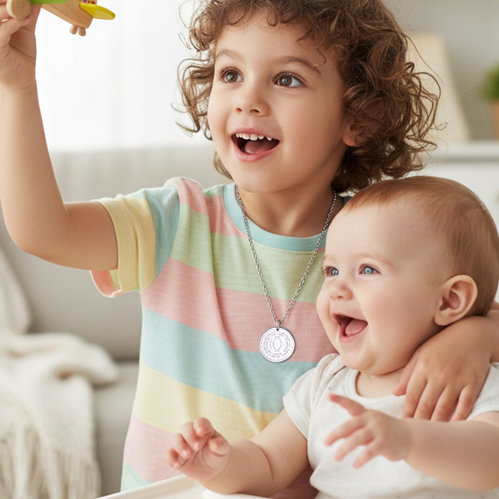 Collar colgante elevador de frecuencia para niños y adultos