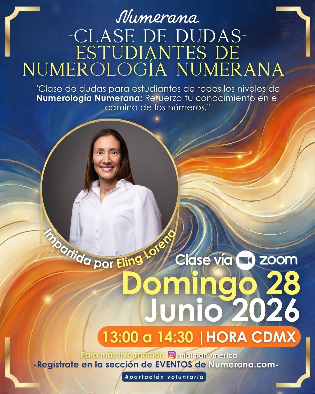Clase De Dudas-Estudiantes De Numerología Numerana | Junio 2026