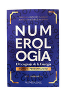 Book titled 'Numerología: El Lenguaje de la Energía | Tomo 1: Personalidad | Libro de Ana Dorotea' with a blue cover and gold accents on a white background.