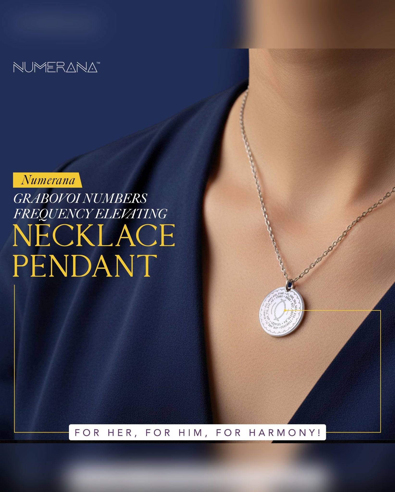 Collar colgante elevador de frecuencia para niños y adultos