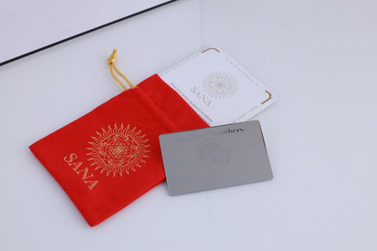 Abundance Activator Card with Grabovoi Numbers and Sacred Geometry