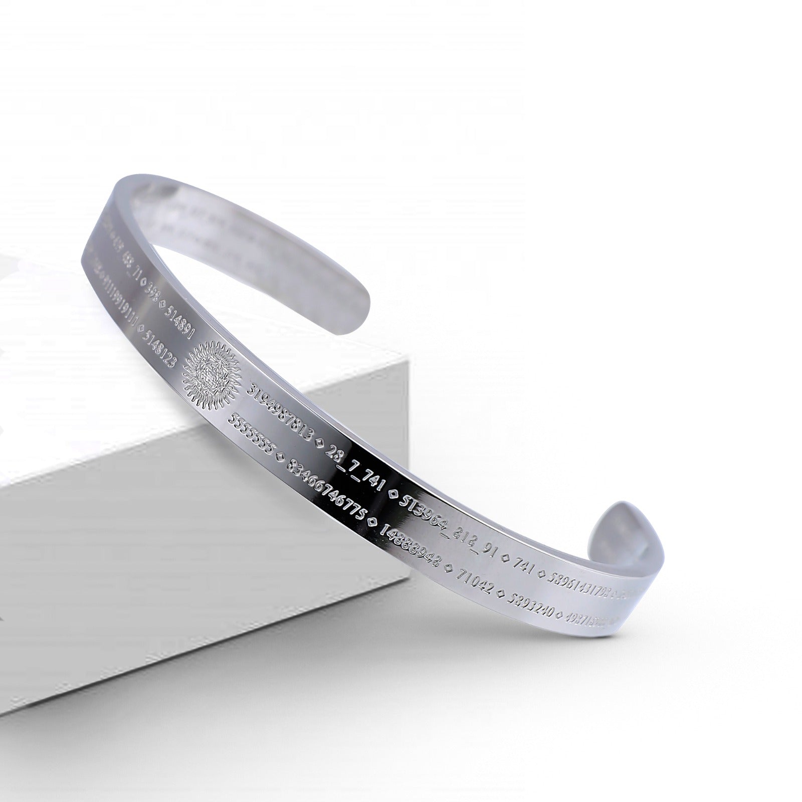 Pulsera Activadora de Vida con Números de Grabovoi y Geometría Sagrada