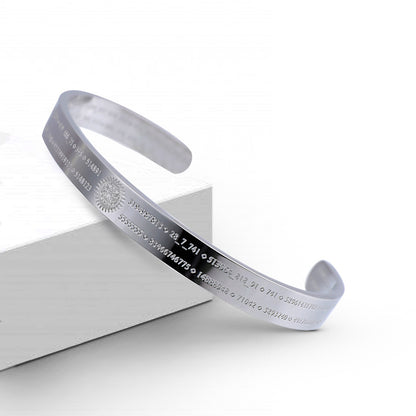 Pulsera Activadora de Vida con Números de Grabovoi y Geometría Sagrada