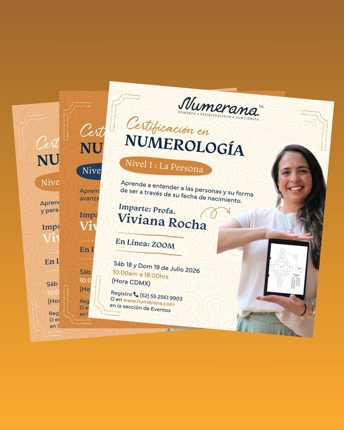 Certificación De Numerología | Por Zoom | Nivel 1, 2 &amp; 3