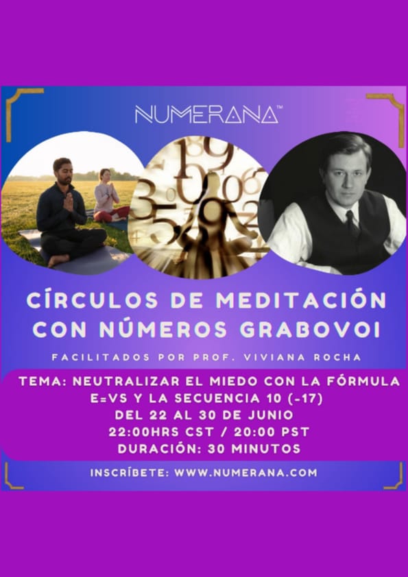 Círculo de Meditaciones de Junio para Neutralizar el Miedo