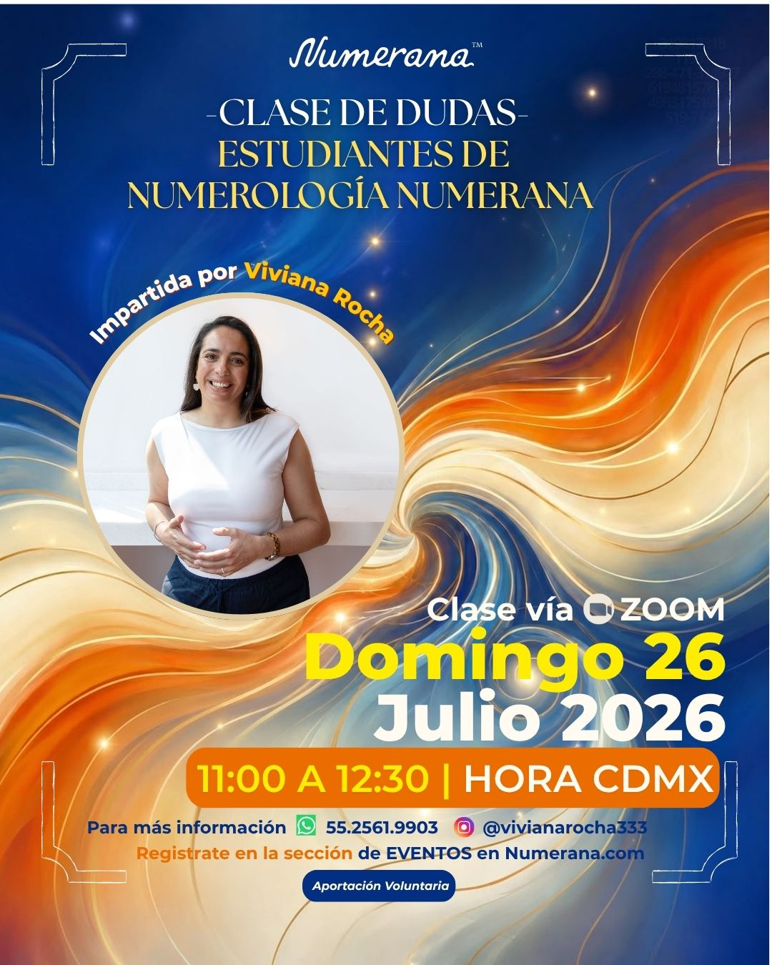 Clase De Dudas-Estudiantes De Numerología Numerana Julio 2026