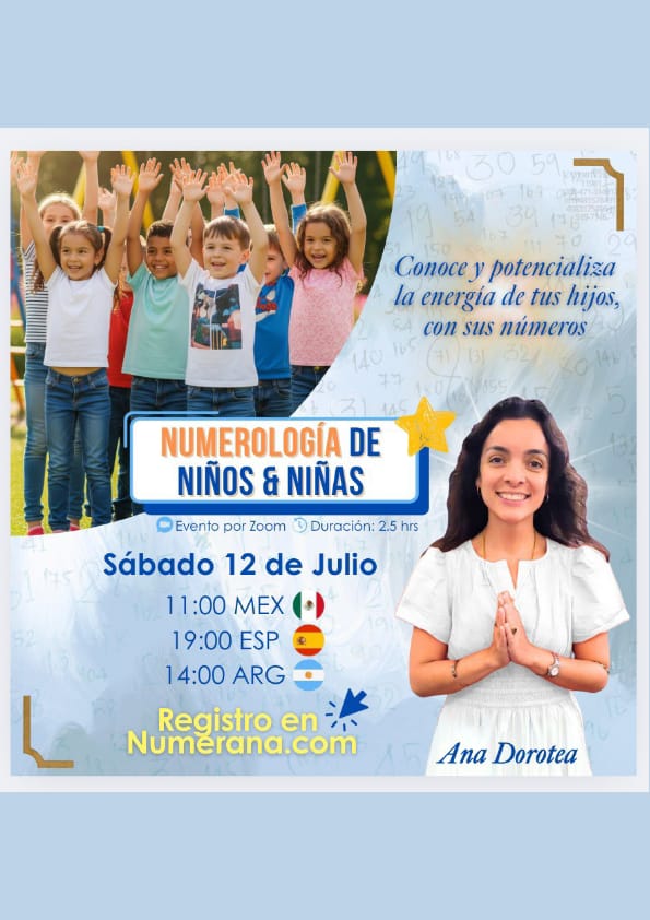 Clase Online: Numerología de Niños &amp; Niñas