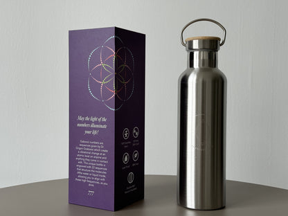 Water Activator Bottle with Grabovoi Numbers and Sacred Geometry (750ml)