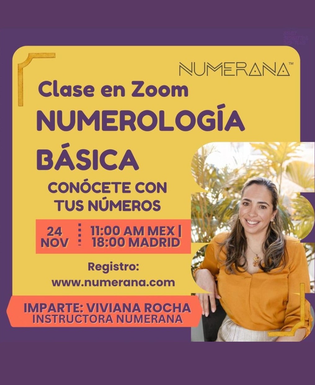 Clase En Zoom De Numerología Básica “Conócete Con Tus Números&quot;