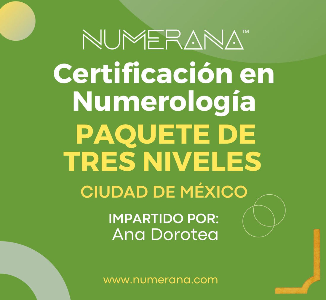 Numerology In-Person Certification 2024 | Mexico City | Levels 1, 2, 3 (In Spanish)