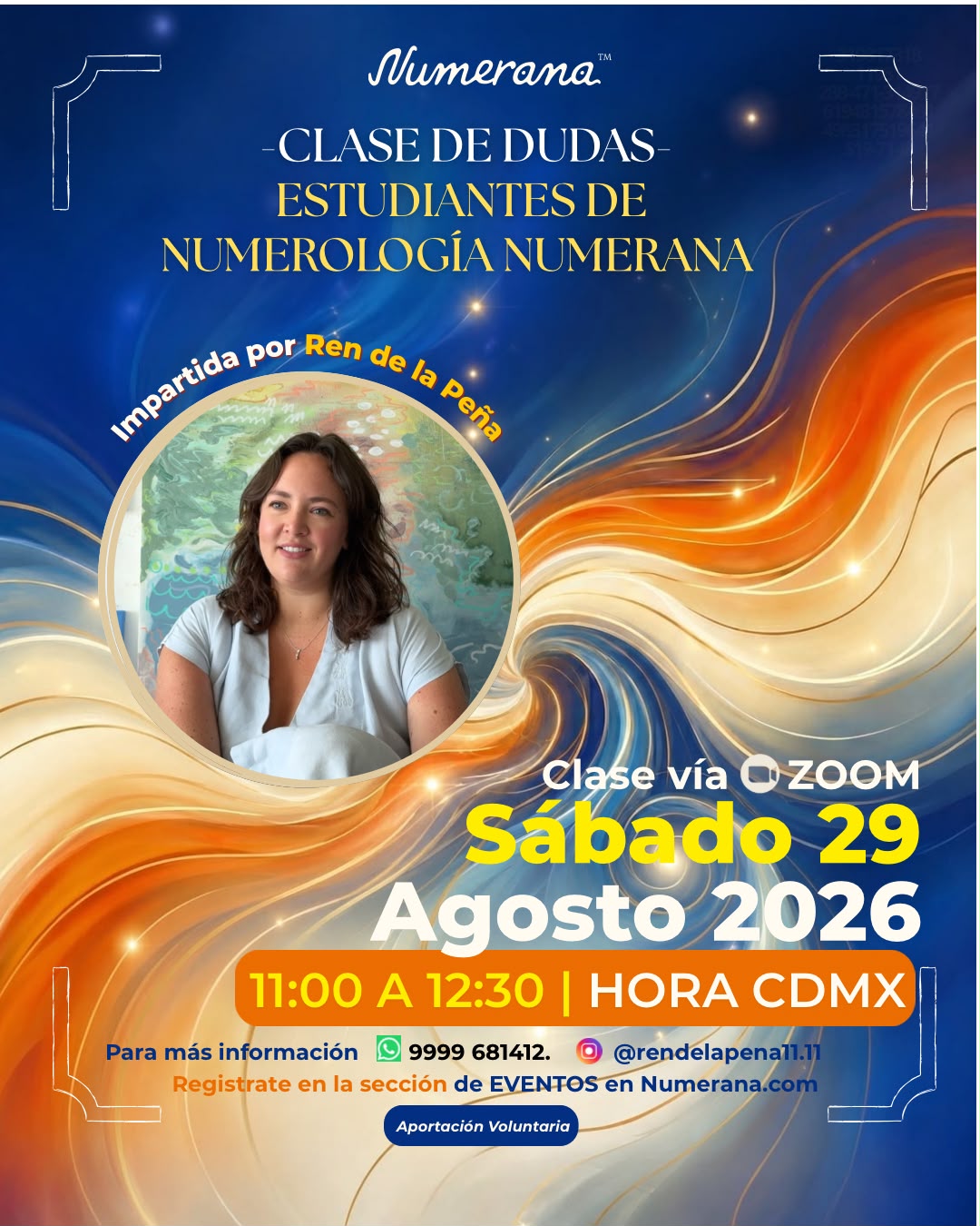 Clase De Dudas-Estudiantes De Numerología Numerana | Agosto 2026