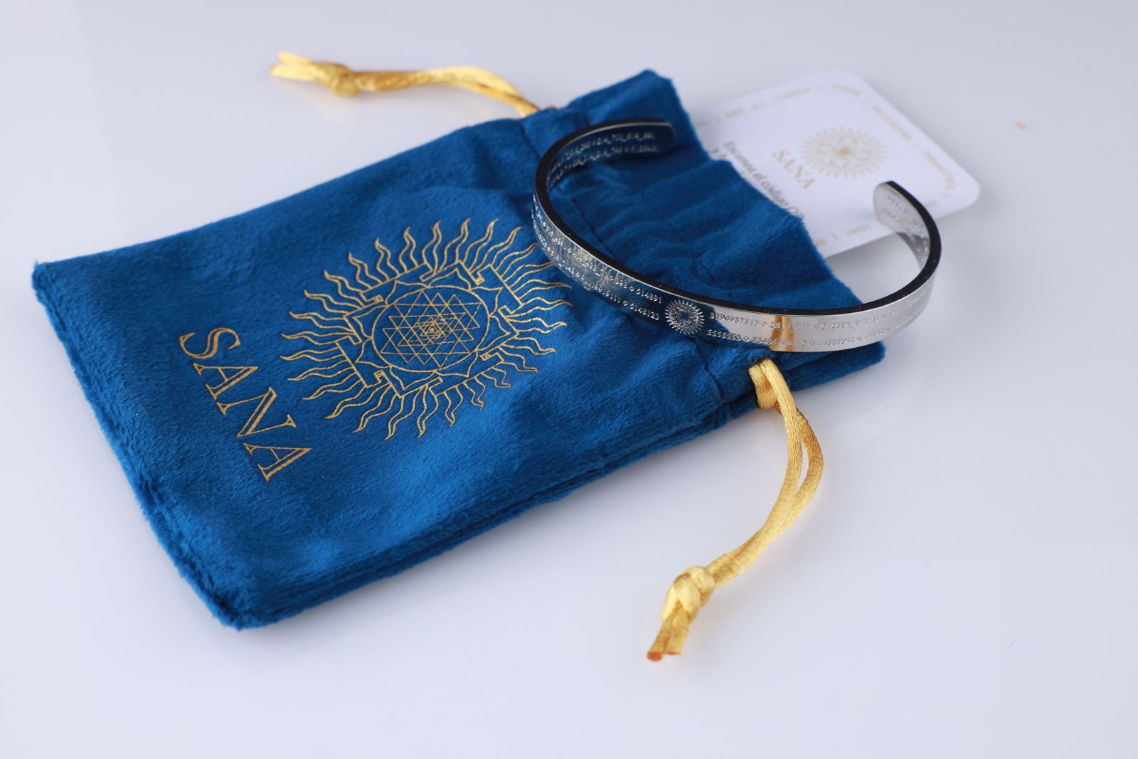 Pulsera Activadora de Vida con Números de Grabovoi y Geometría Sagrada