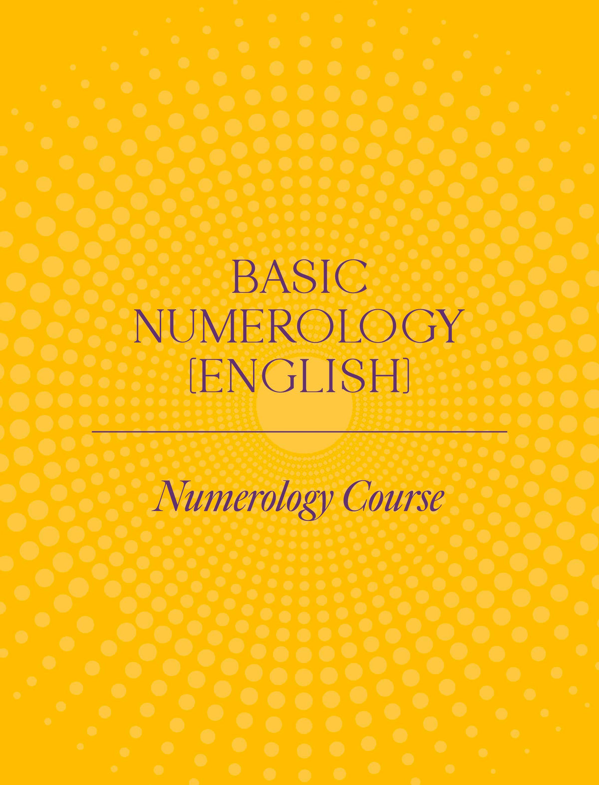 Basic Numerology (English)