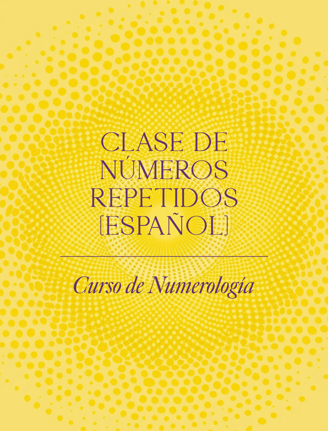 Clase de Números Repetidos (Español)